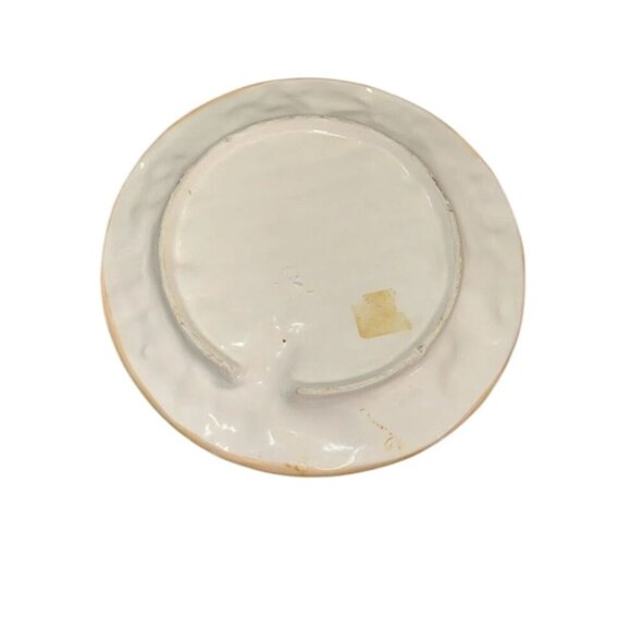 Vintage Ceramic Christmas Plate With Toy & Bear Design - Picture 2 of 4